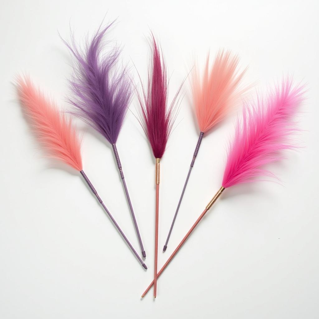 Various hair flyaway wands on display