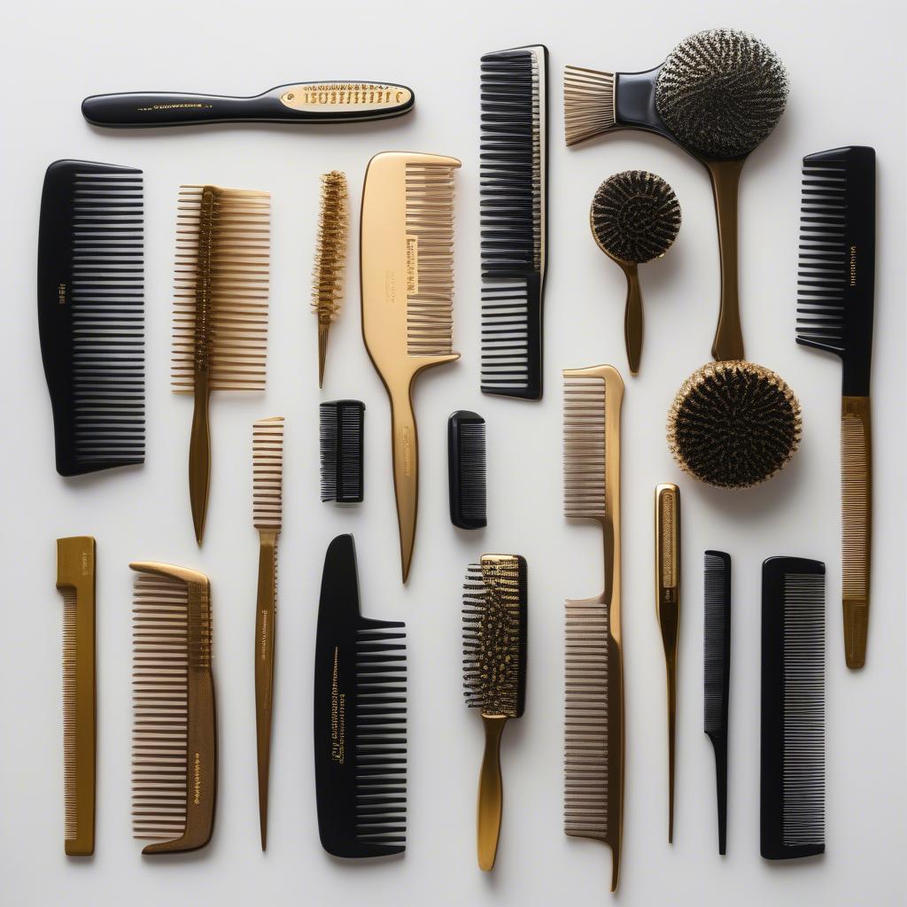 Various Hot Combs for Different Hair Types