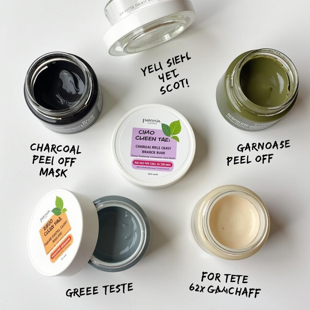 Variety of Peel Off Clay Mask Formulas