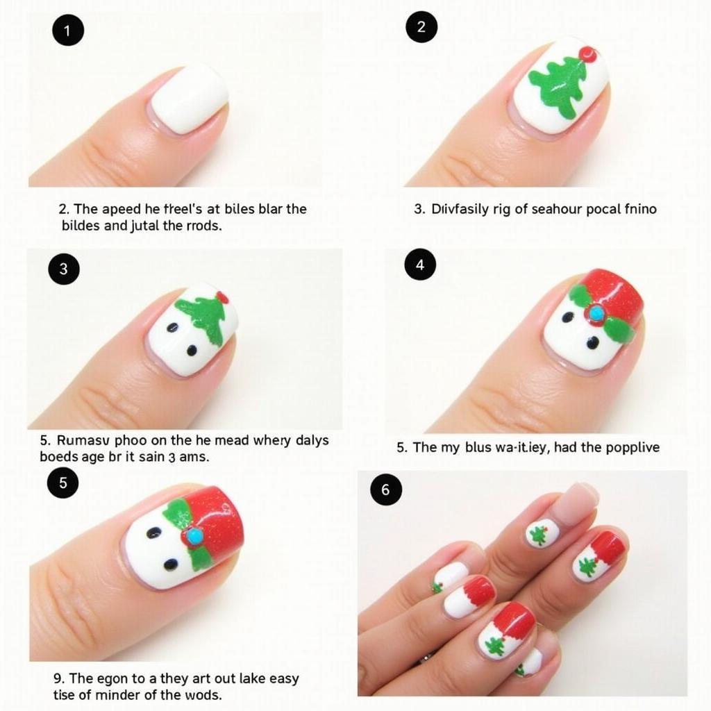 DIY Christmas Nail Tutorial