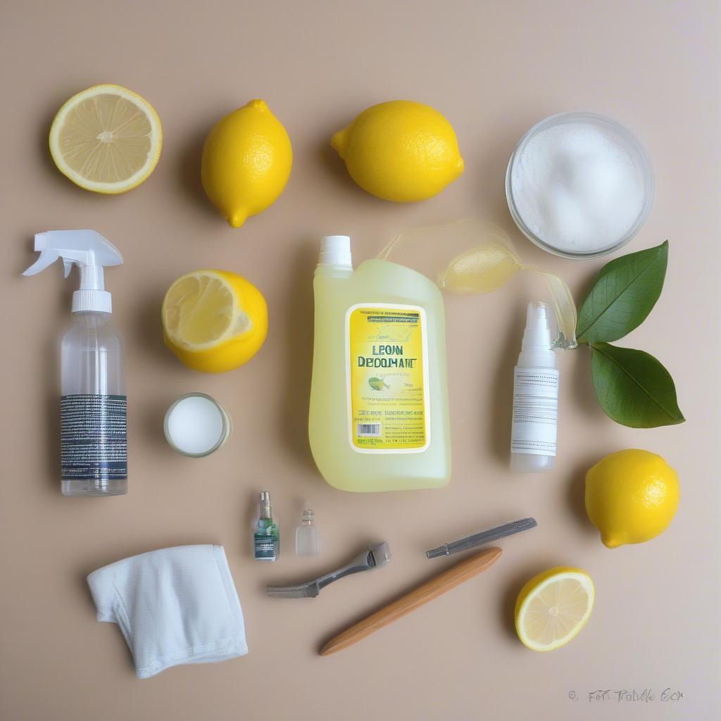 DIY Lemon Spray Deodorant Recipe