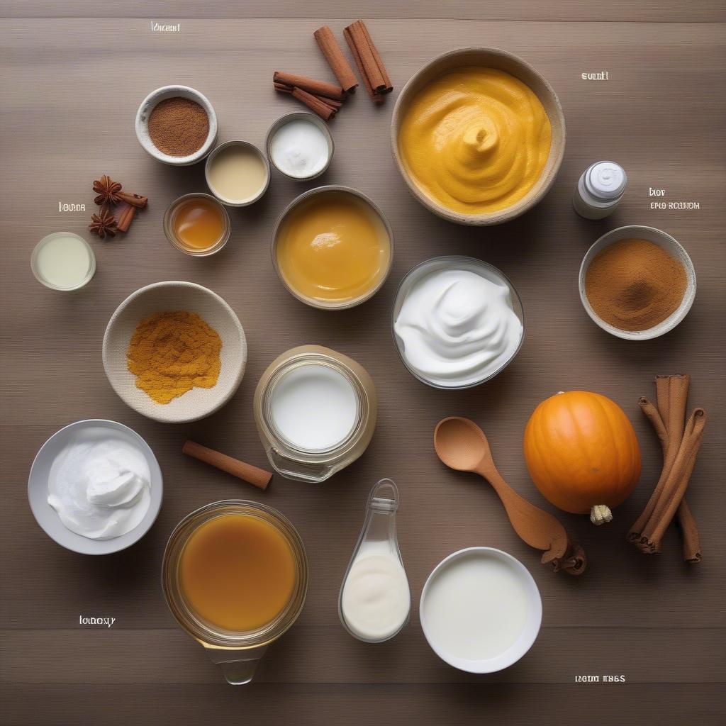 DIY Pumpkin Mask Ingredients