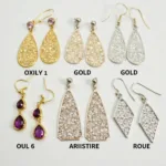 Droopy Earrings in Different Materials