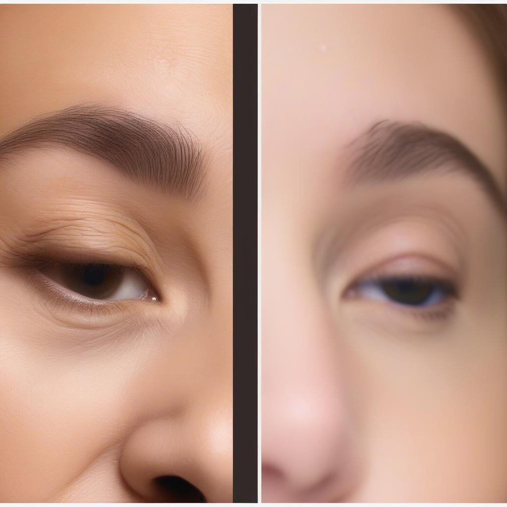 Before and After Using Dynamic Eye Cream