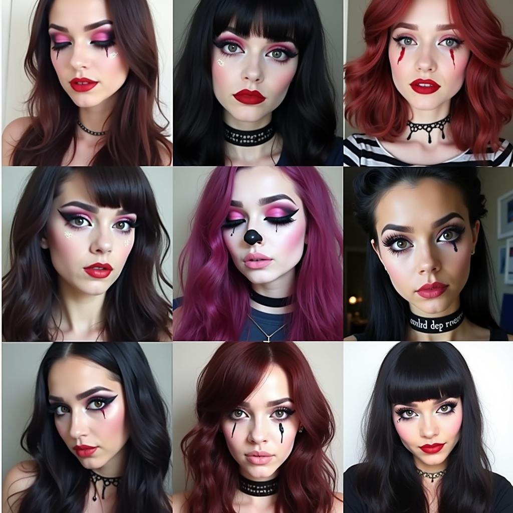 Different Emo Makeup Styles