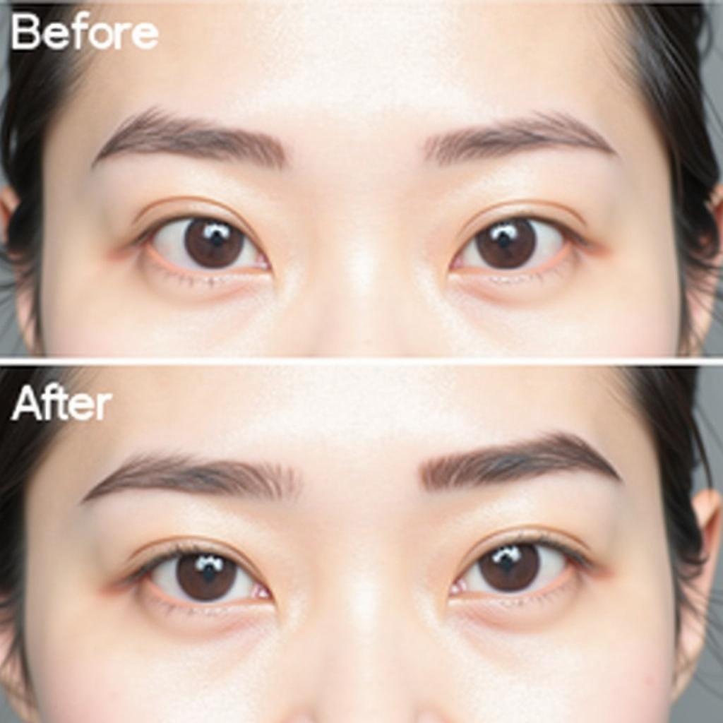 Etude House Tint My Brows Gel Results