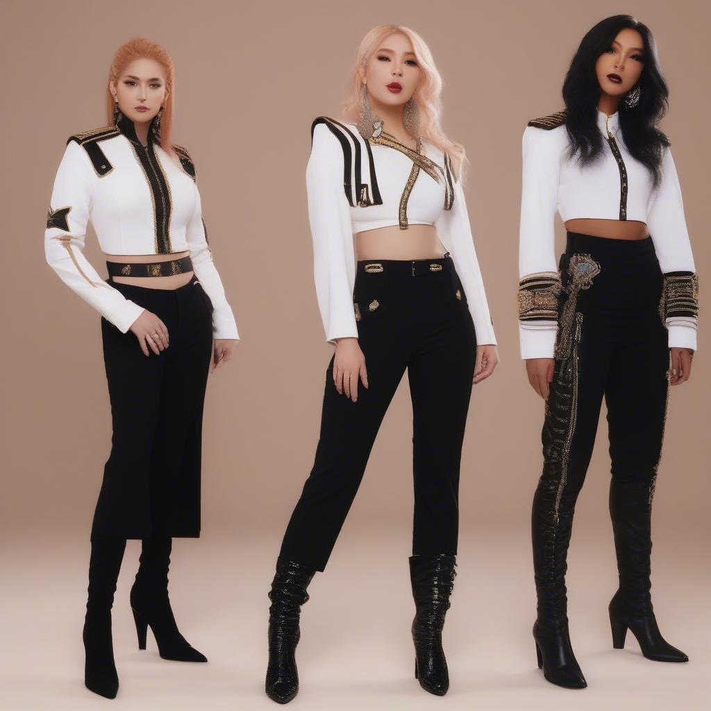 Everglow "Dun Dun" Music Video Outfits