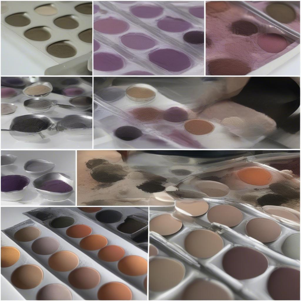 Step-by-Step Eyeshadow Production