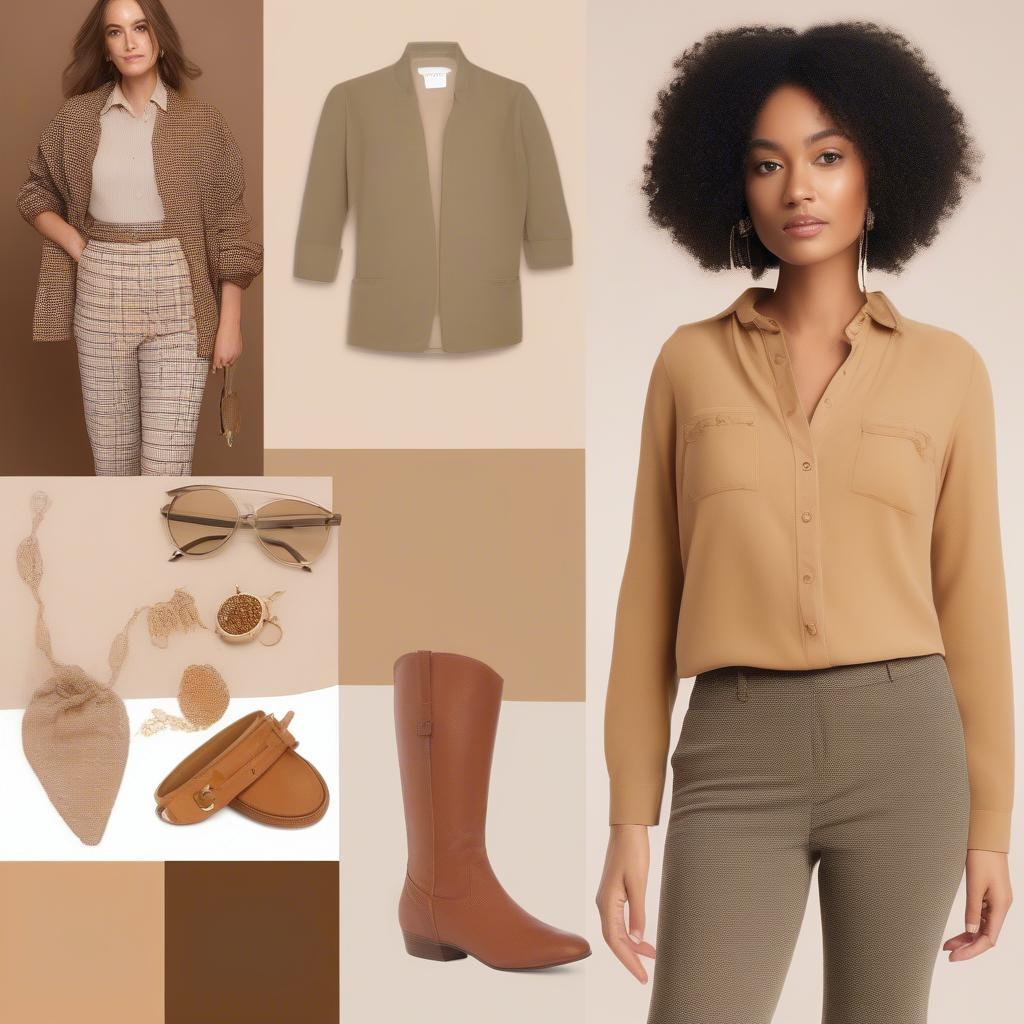 Clothing and Accessories for Honey Beige Skin Tone