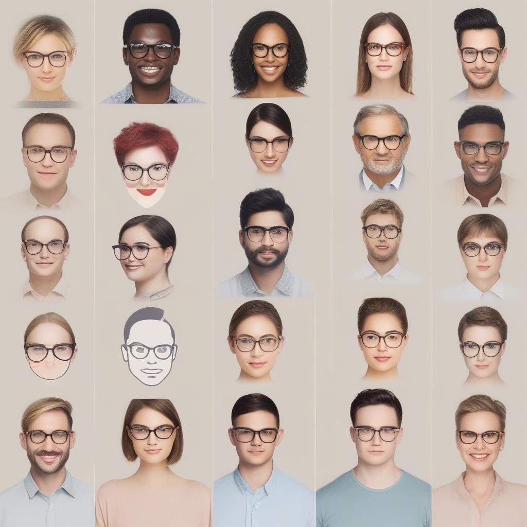 Fashion Glasses for Different Face Shapes