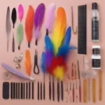 Hair Feather Kit Contents