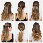 Different Hairstyles with Feather Hair Extensions