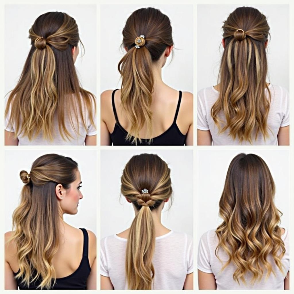 Different Hairstyles with Feather Hair Extensions