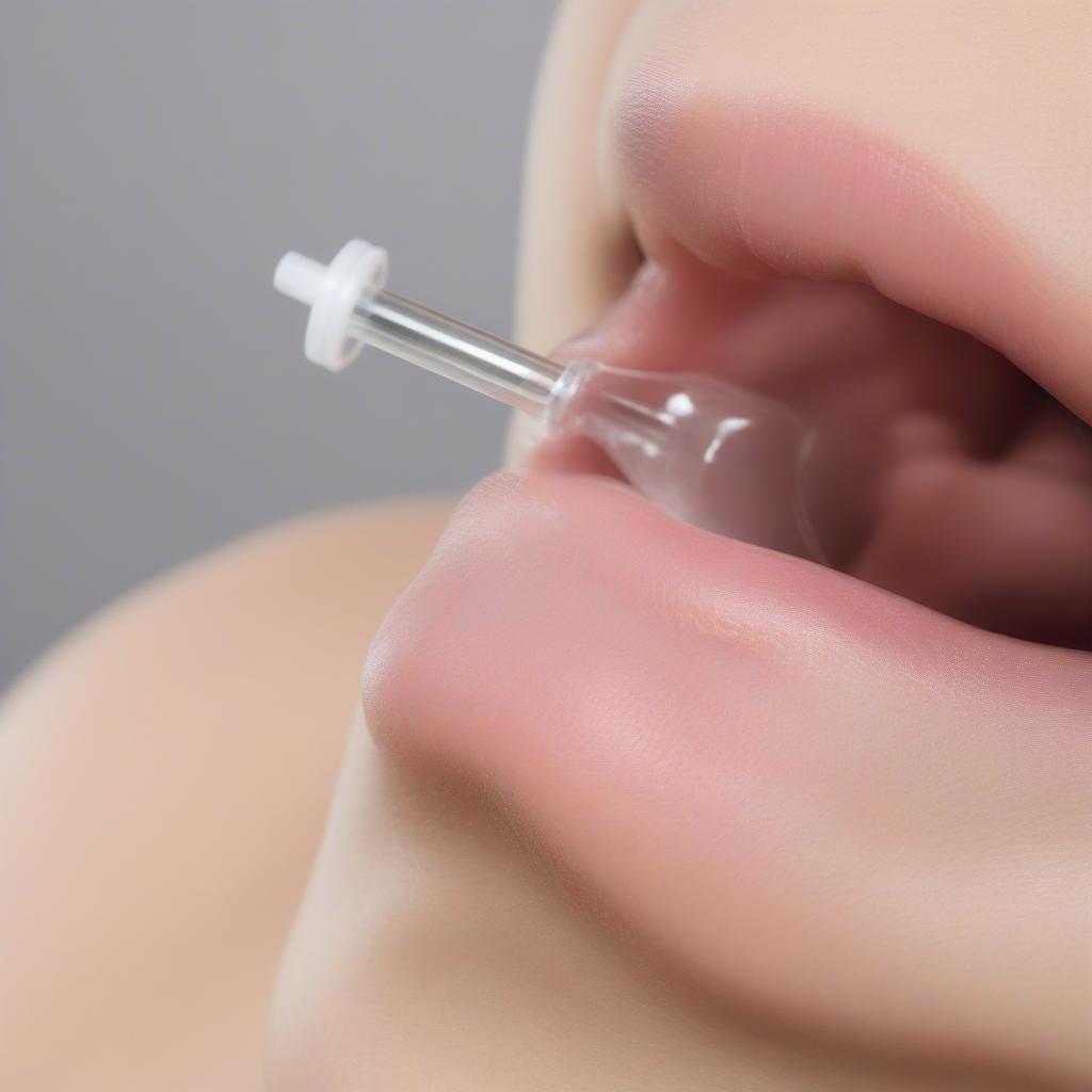 Filler Nipple Injection Process Close-Up