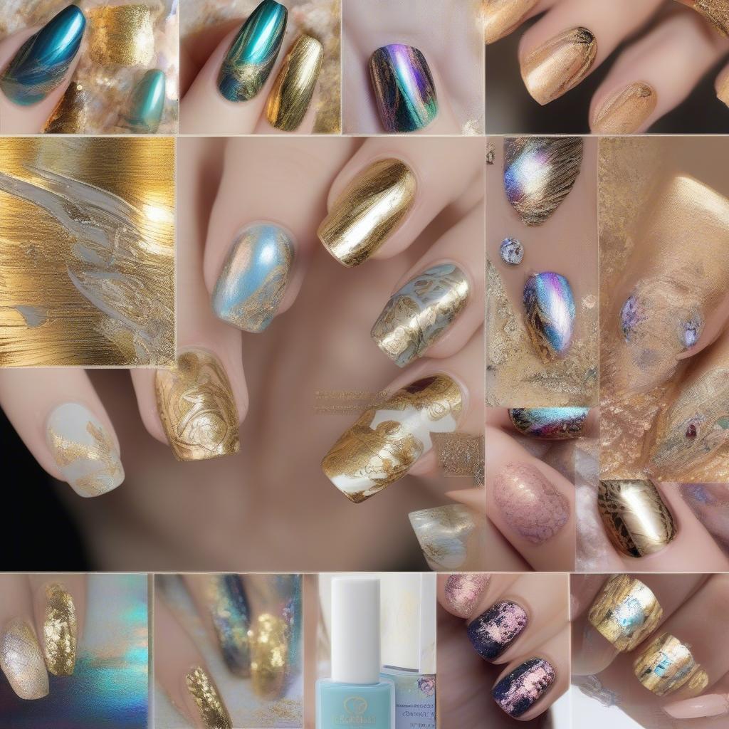 Foil Nail Designs Inspiration