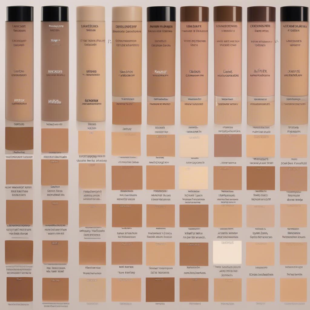 Comparing Foundation Shades