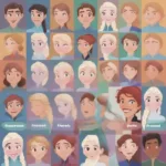 Examples of Frozen Facial Expressions