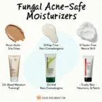 Comparing Different Fungal Acne Moisturizers