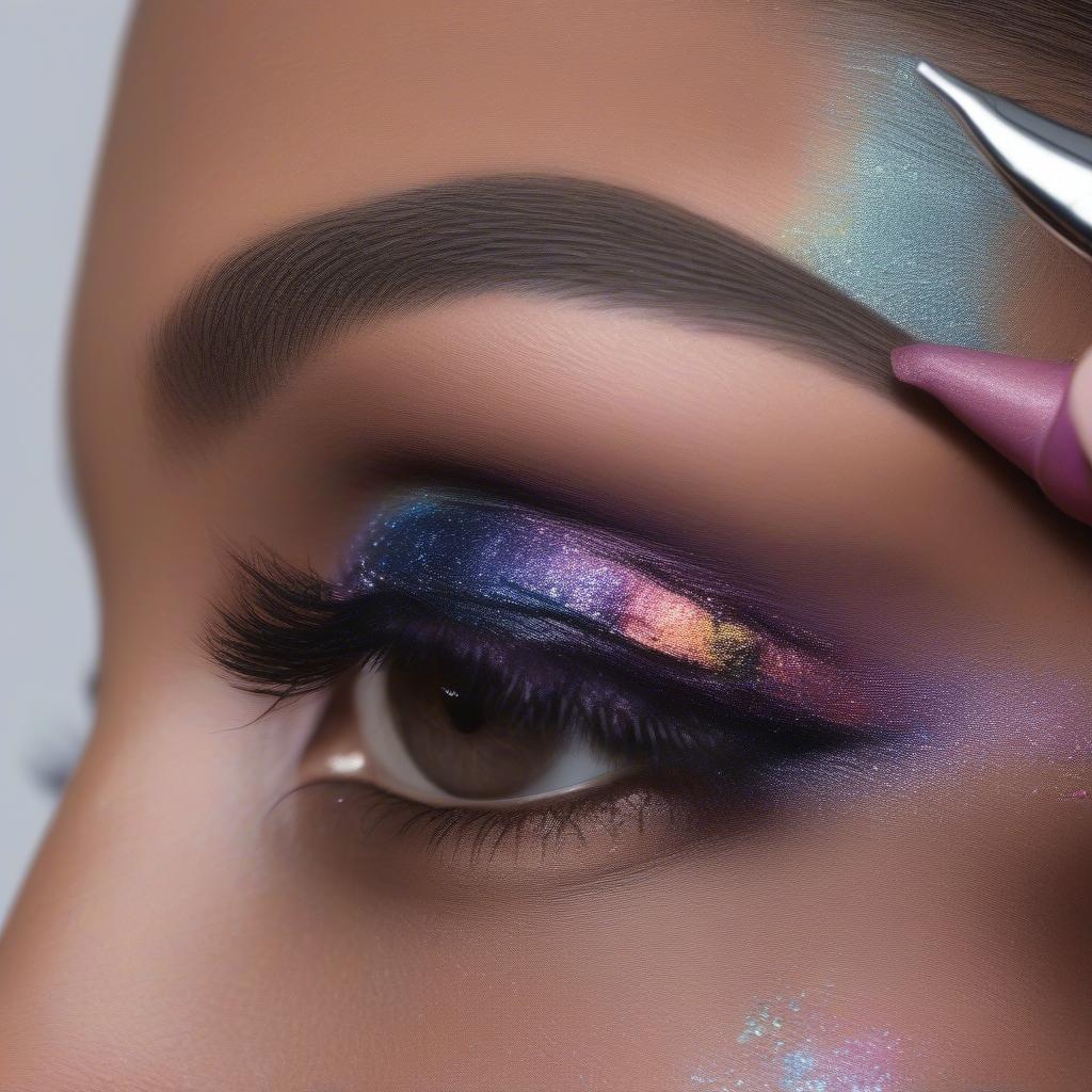 Applying Galaxy Makeup