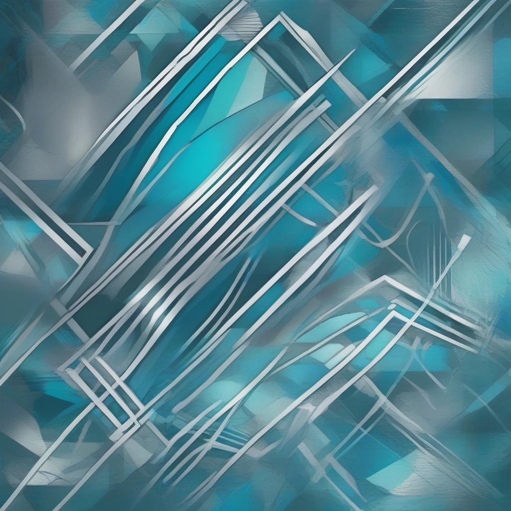 Geometric Aquarius Wallpaper Design