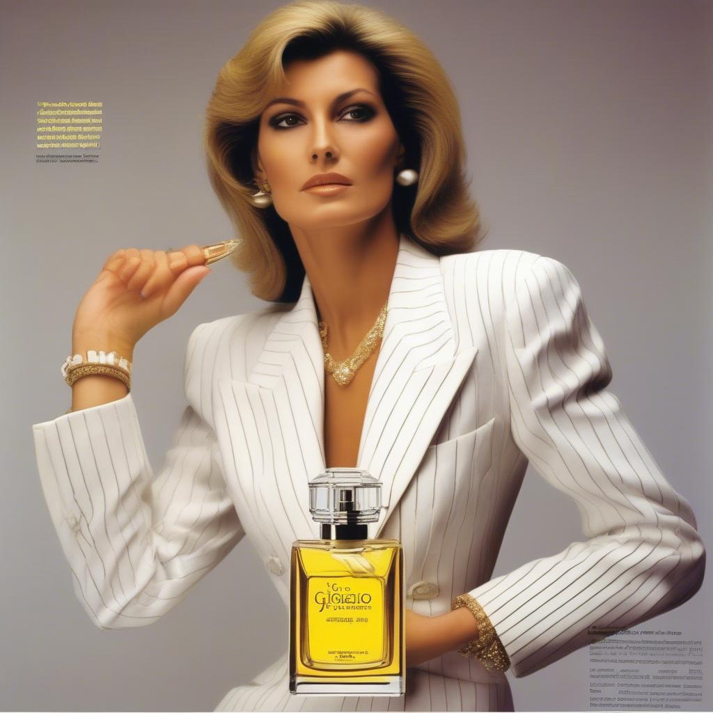 Giorgio Perfume Advertisement from the 1980s