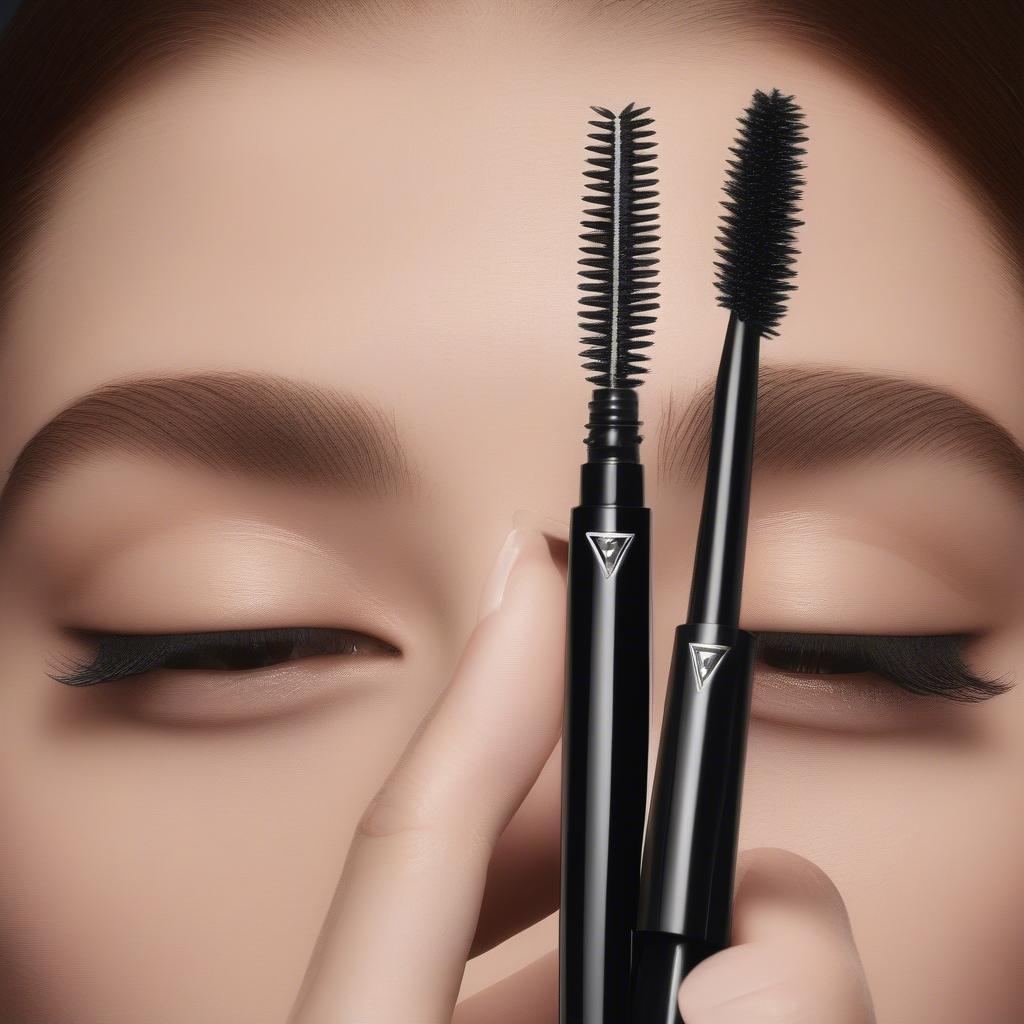 Givenchy Mascara Ball Wand Application