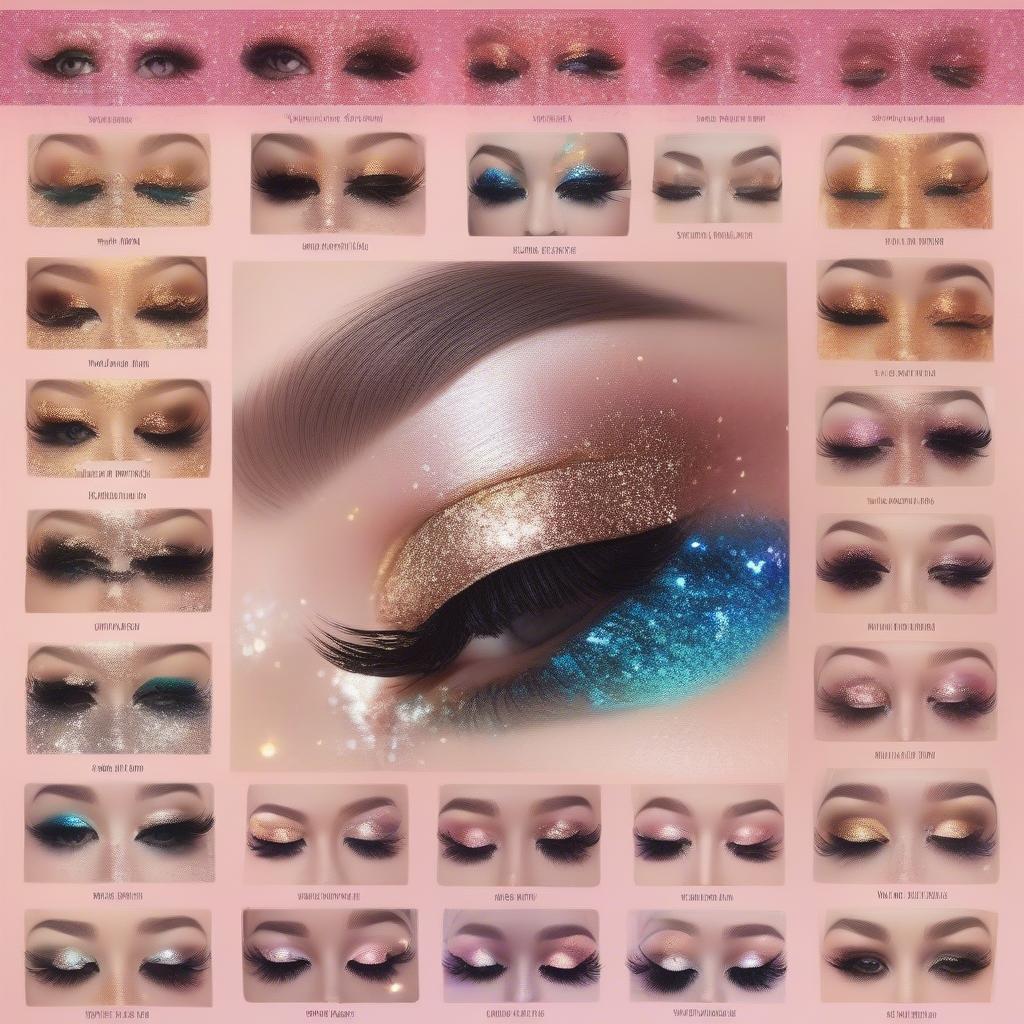 Glitter Eyelashes for Every Zodiac Sign