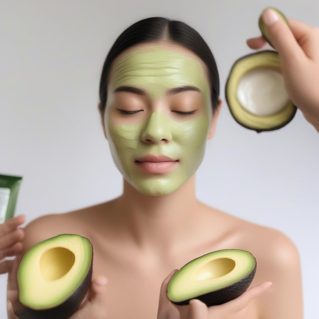 Applying Good Seed Avocado Lotion