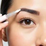 Applying GrandeBrow-Fill Volumizing Brow Gel