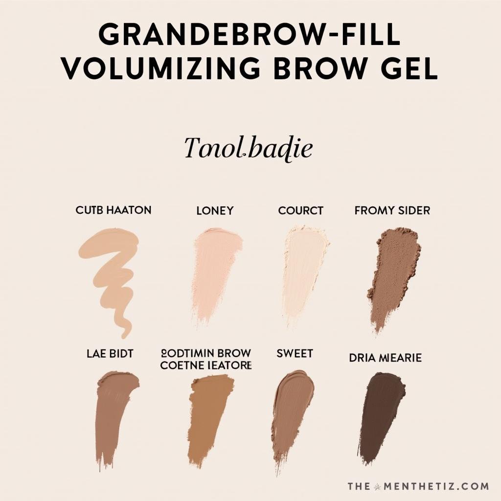 GrandeBrow-Fill Shade Options