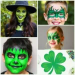 Green Face Paint Makeup Ideas