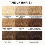 Hair 33 Color Chart