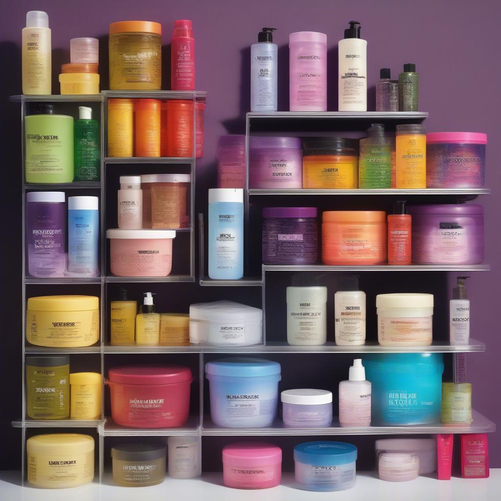 Variety of Hair Gel Tubs