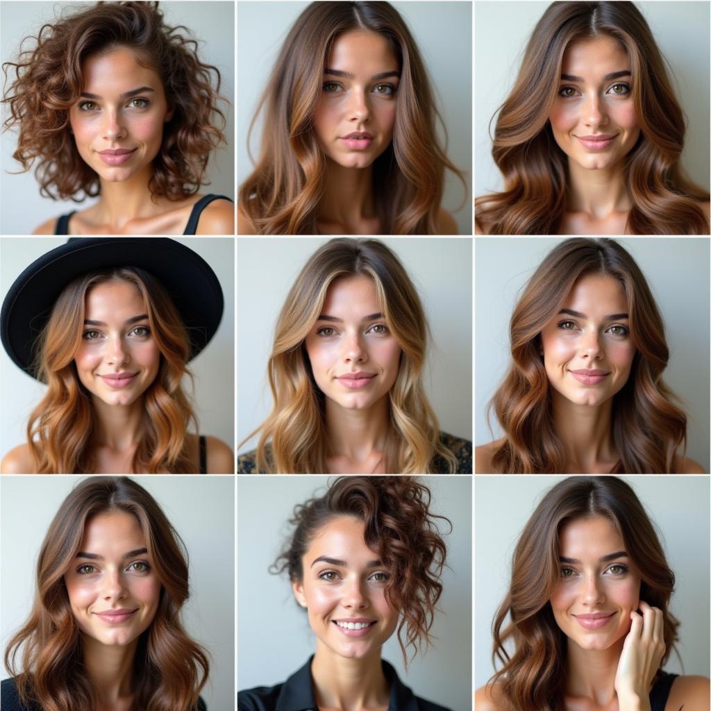 Professional hair model headshots in NYC