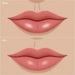 Half Syringe Lip Filler Before & After