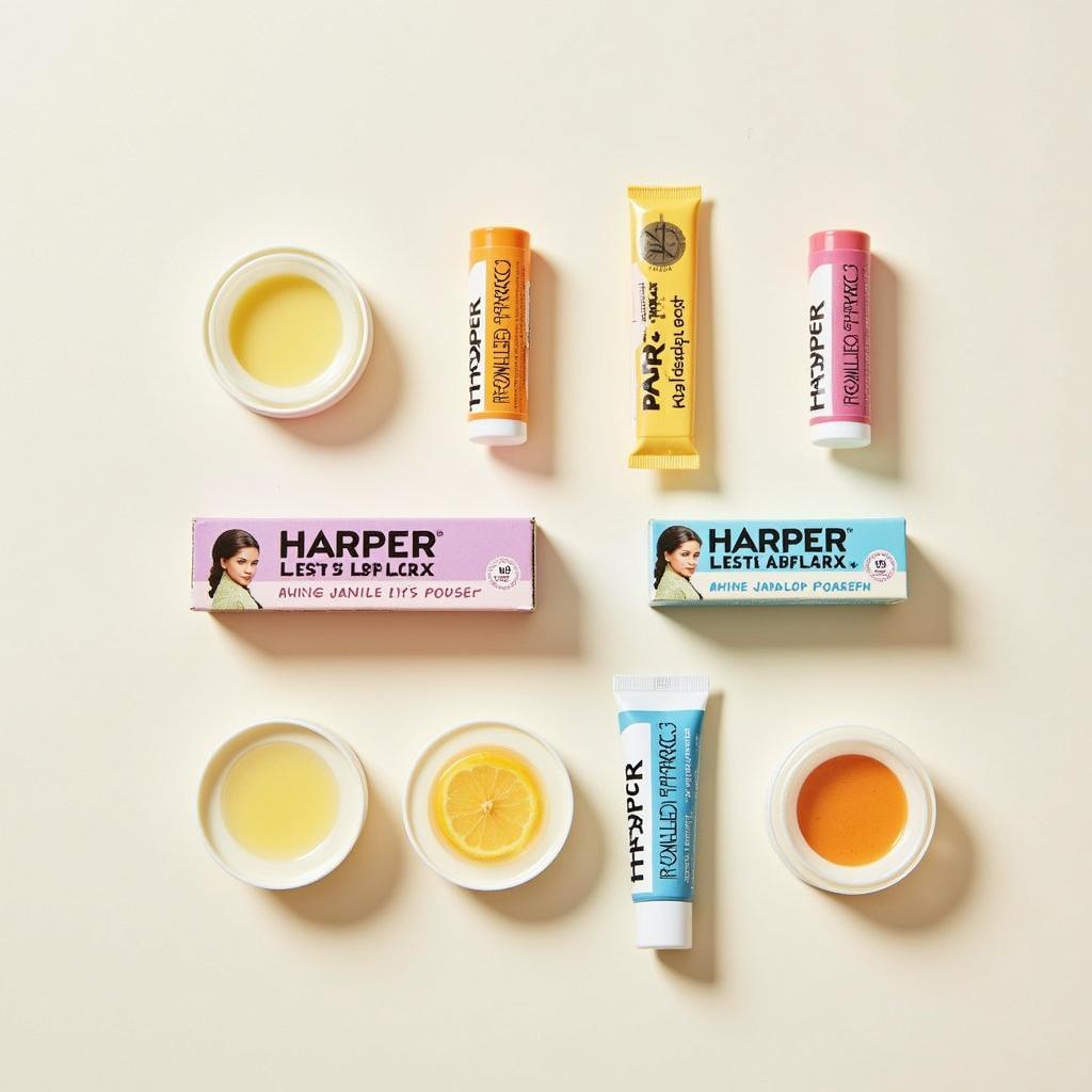 Different types of harper lip balm