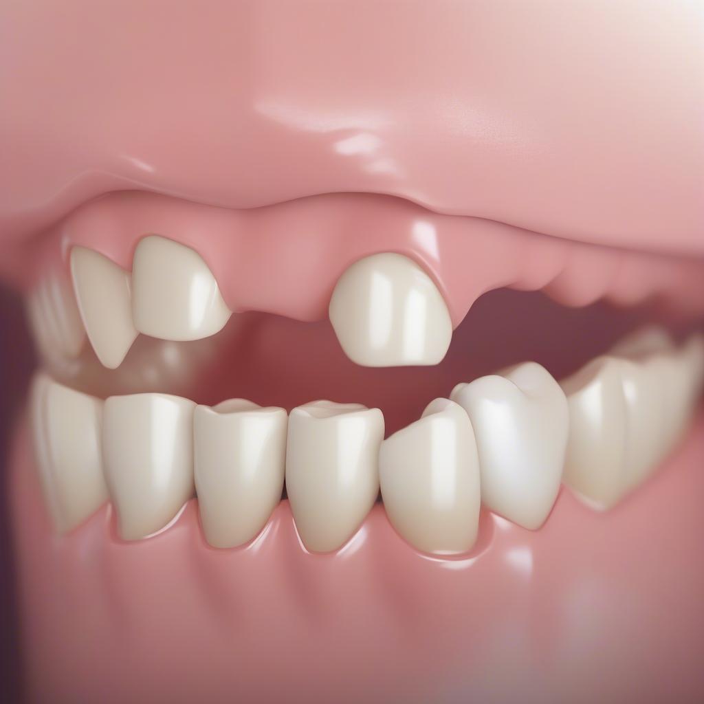 Healthy Gums Around a Dental Crown