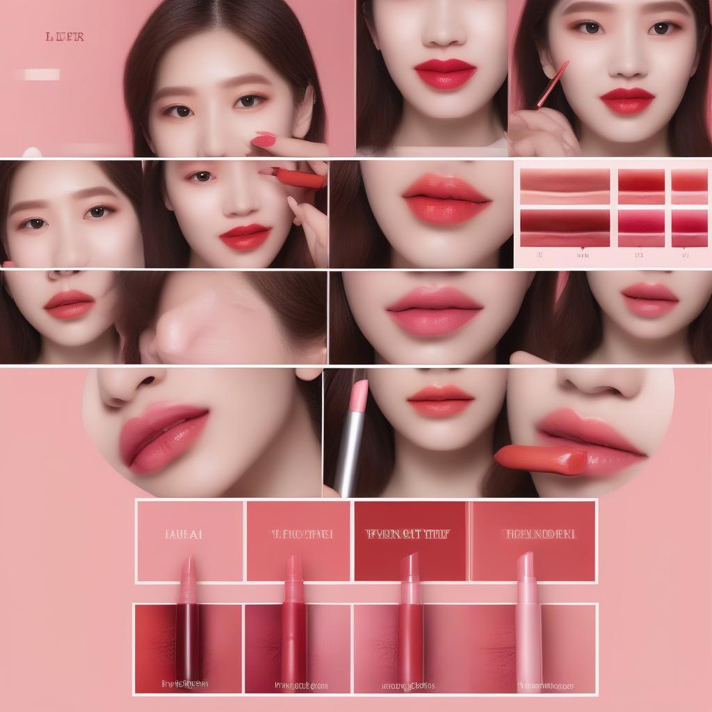 Applying Hera Lip Tint for a Gradient Effect