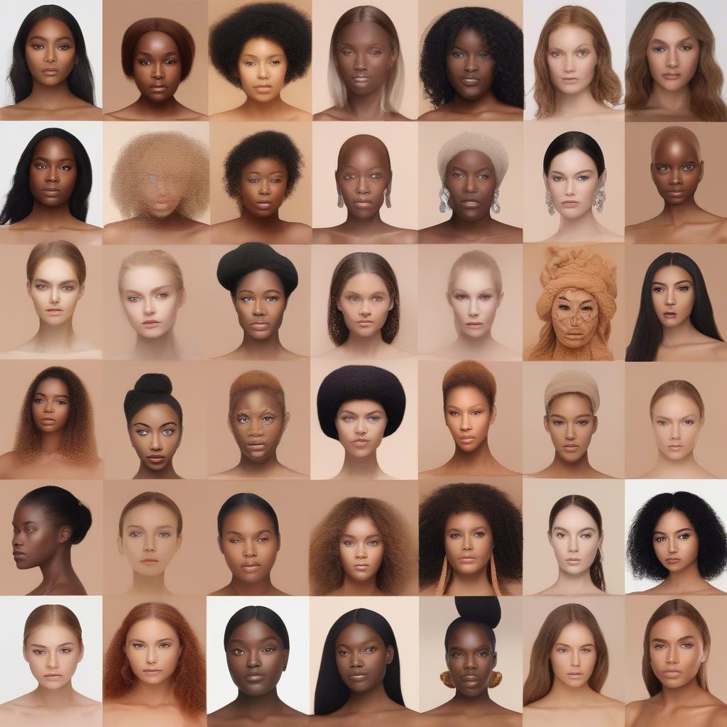 Examples of Honey Beige Skin Tone