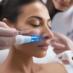 Hydrafacial Device in Action