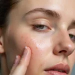 Before Hydrating Facial: Dry, Flaky Skin