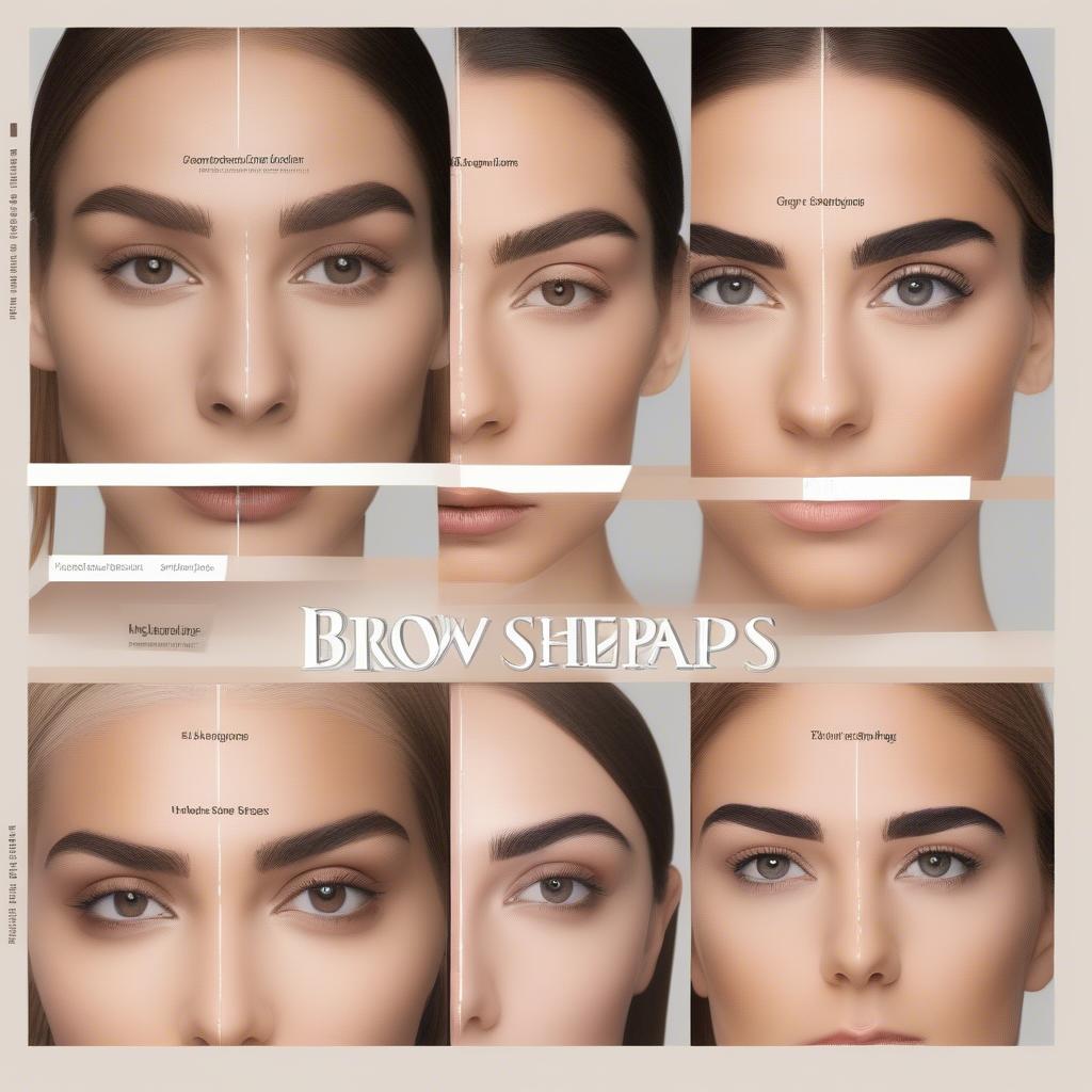 Brow Shapes for Different Face Shapes