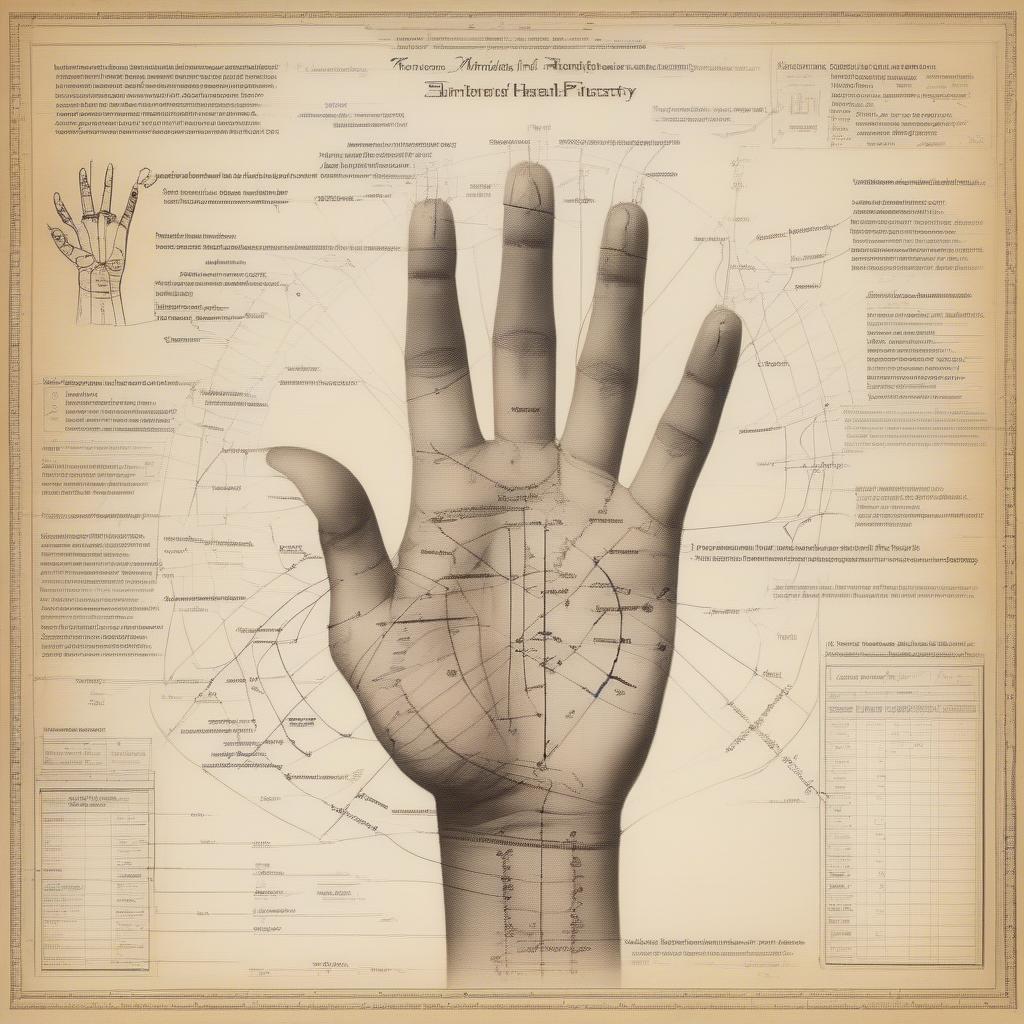 Indian Palmistry Chart