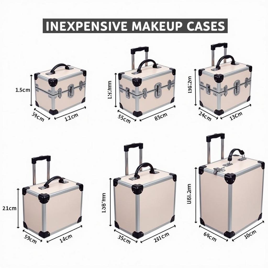 Affordable Makeup Cases in Various Sizes