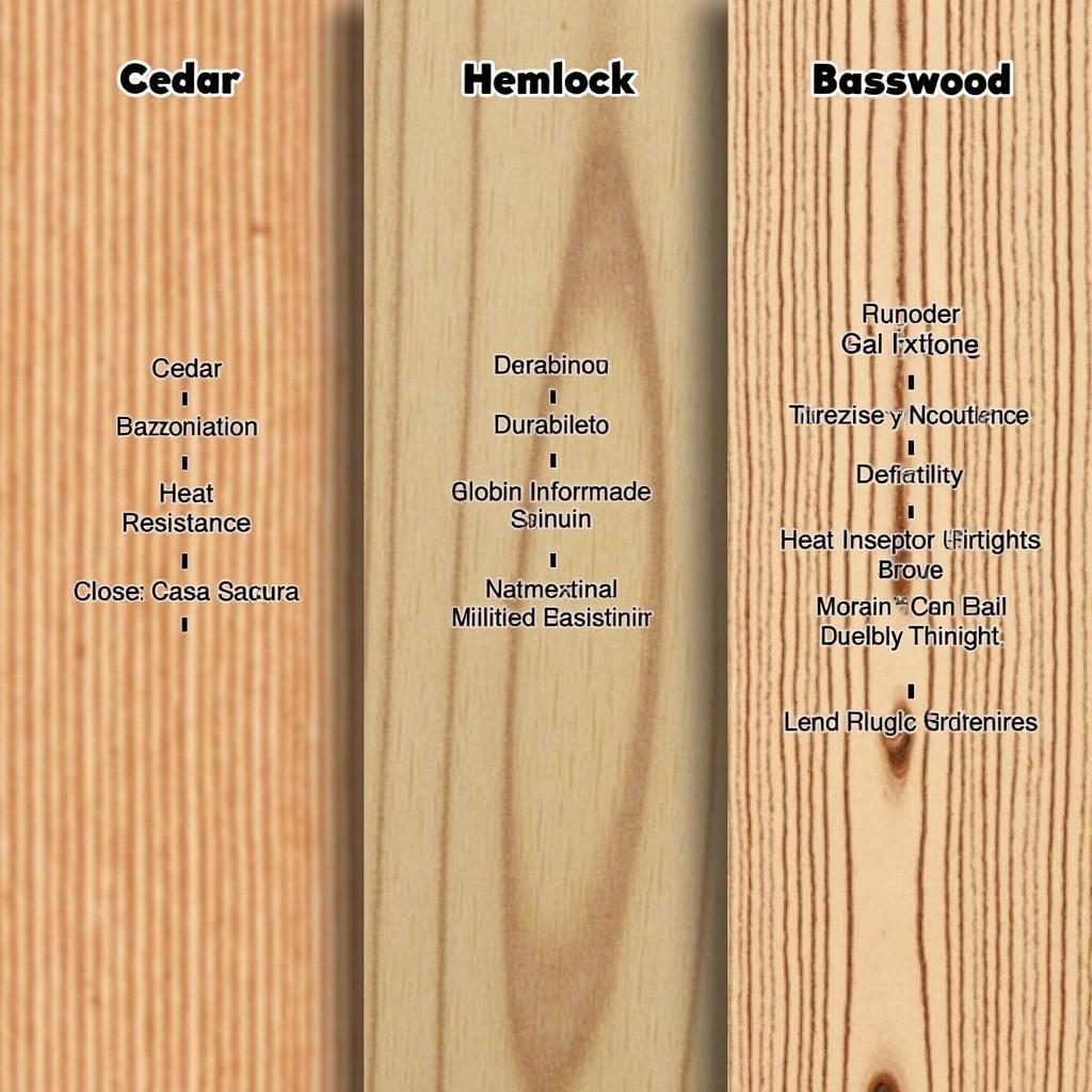 Comparing Cedar, Hemlock, and Basswood for Infrared Saunas