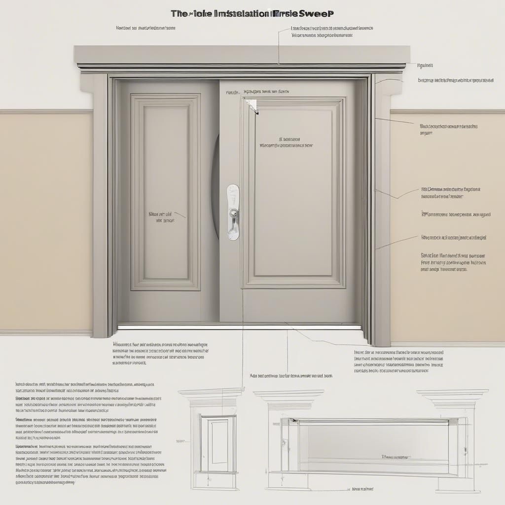 Installing a Bristle Sweep Door