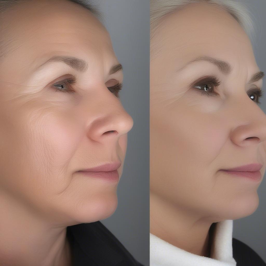 Peter Thomas Roth Instant FIRMx Before and After Application