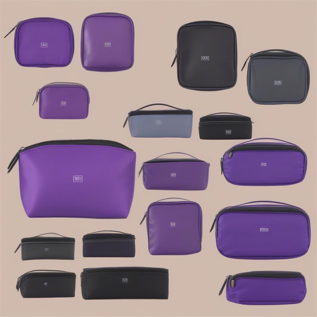 Different Sizes of Iris Makeup Bags