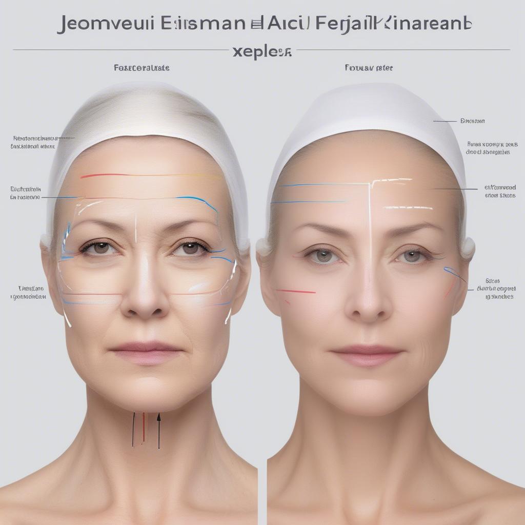 Jeuveau and Xeomin Treatment Areas