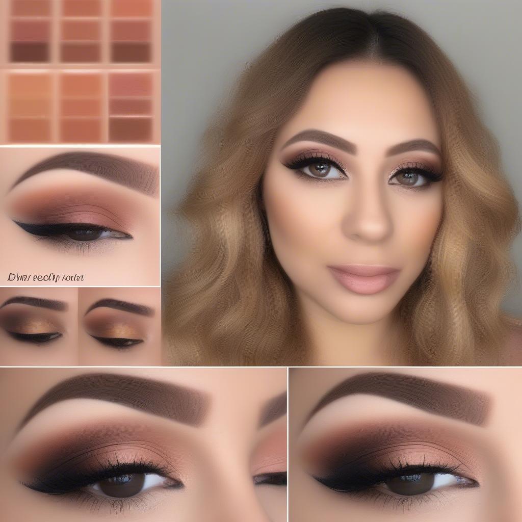 Too Faced Just Peachy Mattes Eye Look